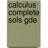 Calculus Complete Sols Gde by Wilber Smith