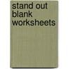 Stand Out Blank Worksheets door Sabbagh