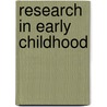 Research in Early Childhood door Jennifer Cartmel