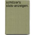 Schlözer's Stats-Anzeigen.