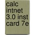 Calc Intnet 3.0 Inst Card 7E