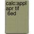 Calc:Appl Apr Tif        6Ed