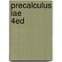 Precalculus Iae          4Ed