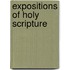 Expositions of Holy Scripture
