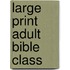 Large Print Adult Bible Class