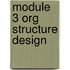 Module 3 Org Structure Design