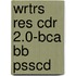 Wrtrs Res Cdr 2.0-Bca Bb Psscd
