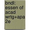 Bndl: Essen of Acad Wrtg+Apa 2E door Soles