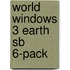 World Windows 3 Earth Sb 6-pack