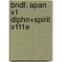 Bndl: Apan V1 Dlphn+Spirit V111E