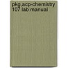 Pkg,Acp-Chemistry 107 Lab Manual door Gillette