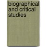 Biographical and Critical Studies door James Thomson