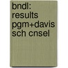 Bndl: Results Pgm+Davis Sch Cnsel by Johnson