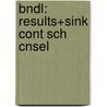 Bndl: Results+Sink Cont Sch Cnsel door Johnson