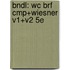 Bndl: Wc Brf Cmp+Wiesner V1+V2 5E