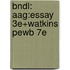 Bndl: Aag:Essay 3E+Watkins Pewb 7E
