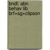 Bndl: Abn Behav Lib Brf+Sg+Clipson door Sue
