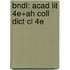 Bndl: Acad Lit 4E+Ah Coll Dict Cl 4E