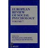 European Review Of Social Psychology door W. Stroebe