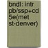 Bndl: Intr Pb/ssp+cd 5e(met St-denver)