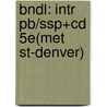 Bndl: Intr Pb/ssp+cd 5e(met St-denver) by Zumdahl
