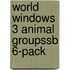 World Windows 3 Animal Groupssb 6-Pack