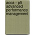 Acca - P5 Advanced Performance Management