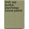 Bndl: Acp Purdue Psychology Course Packet door Castoldi Clara