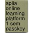 Aplia Online Learning Platform 1 Sem Passkey