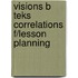 Visions B Teks Correlations F/Lesson Planning