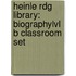 Heinle Rdg Library: Biographylvl B Classroom Set