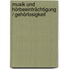 Musik und Hörbeeinträchtigung / Gehörlosigkeit door Elvira Hattinger