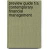 Preview Guide T/A Contemporary Financial Management by Moyer