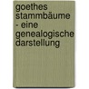 Goethes Stammbäume - Eine genealogische Darstellung by Heinrich Duntzer