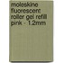 Moleskine Fluorescent Roller Gel Refill Pink - 1.2mm