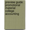 Preview Guide Promotional Material College Accounting by Scott