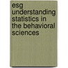 Esg Understanding Statistics In The Behavioral Sciences door Mclaughlin