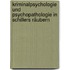 Kriminalpsychologie und Psychopathologie in Schillers Räubern