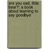Are You Sad, Little Bear?: A Book about Learning to Say Goodbye