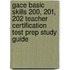 Gace Basic Skills 200, 201, 202 Teacher Certification Test Prep Study Guide