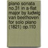 Piano Sonata No.31 in A-Flat Major by Ludwig Van Beethoven for Solo Piano (1821) Op.110