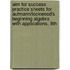 Aim For Success Practice Sheets For Aufmann/Lockwood's Beginning Algebra With Applications, 8Th