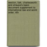 Weston, Falk, Charlesworth and Strauss's Basic Document Supplement to International Law and World Order, 4th door Andrew Strauss