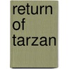 Return of Tarzan door Edgar Rice Burroughs