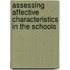 Assessing Affective Characteristics in the Schools