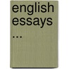 English Essays ... door Onbekend