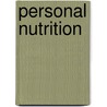Personal Nutrition door Onbekend