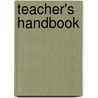 Teacher's Handbook door Onbekend