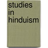 Studies In Hinduism door Onbekend