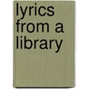 Lyrics From A Library door Onbekend